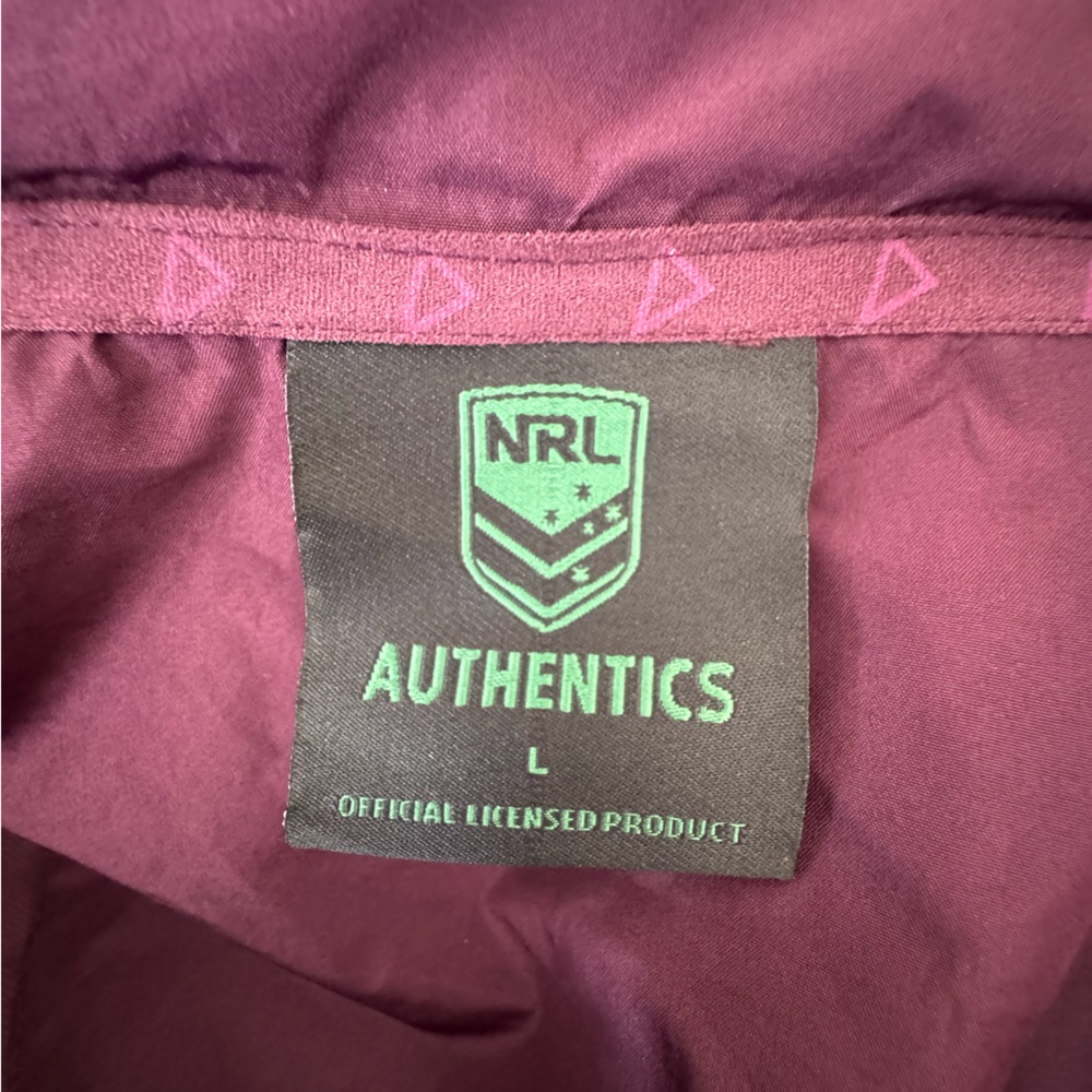 Brisbane Broncos NRL Windbreaker - Purple and Yellow - Picture 4 of 4